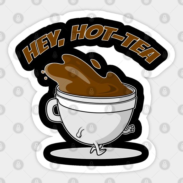 White cup of tea Sticker by Storeology